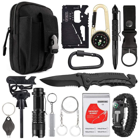 Amazon'S New Outdoor Camping Multi-Function Tool Wild Survival Equipment Sos Self-Defense Supplies