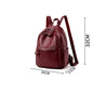 Versatile Soft Leather Bag Simple Fashion Backpack