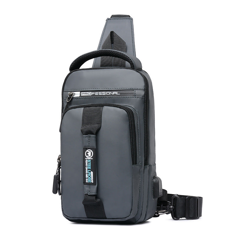 Men's outdoor waterproof diagonal bag