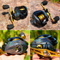 Metal Spool Baitcasting Fishing Reel – 10KG Max Drag | Left & Right Hand