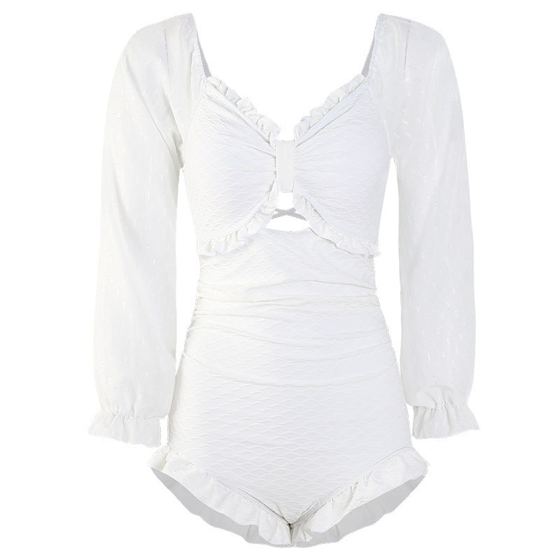 Hot Spring Swimsuit Women Covering Belly Bathing Suit One-Piece Swimsuit New