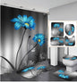 Shower Curtains and three piece bathroom set decor