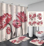 Shower Curtains and three piece bathroom set decor