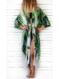 Cotton Beach Cover up Print Bathing suit cover up Swimwear Women Summer Dress Kaftan Robe de Plage Saida de Praia Tunics Pareo