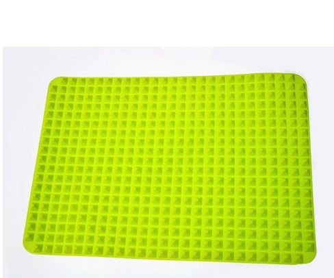 Non-Stick Silicone Pyramid Cooking Baking Mat With Grid Versatile Heat-Resistant Mat Kitchen Tools Kitchen Gadgets