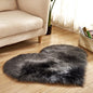 Plush Heart Shaped Carpet Non-Slip Fluffy Rug Floor Carpets For Living Room Home Decor
