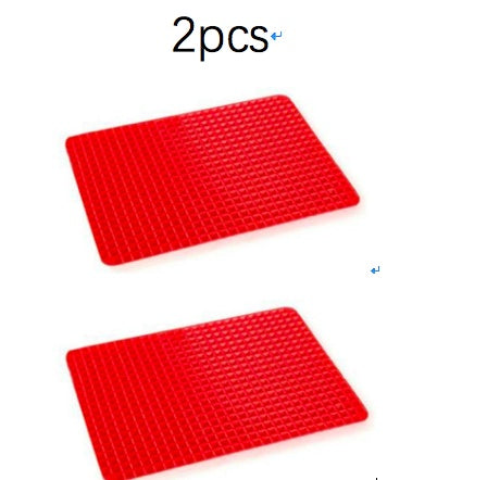 Non-Stick Silicone Pyramid Cooking Baking Mat With Grid Versatile Heat-Resistant Mat Kitchen Tools Kitchen Gadgets