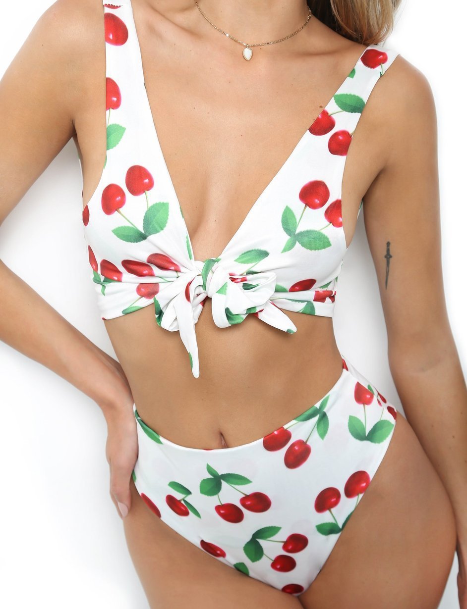 Bikini knotted swimsuit Cute Beachwear
