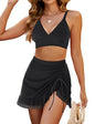 Split Bikini Cover Belly Slimming Swimsuit Suit