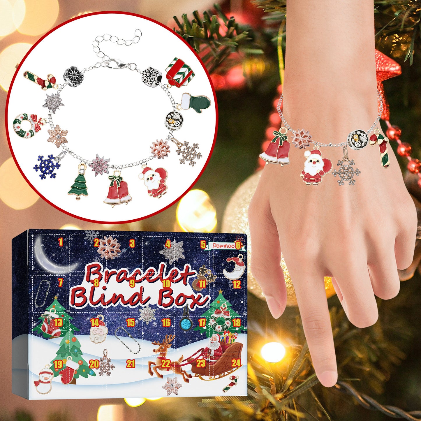 Dowmoo Advent Calendar Bracelet Blind Box