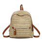 Straw Woven Backpack