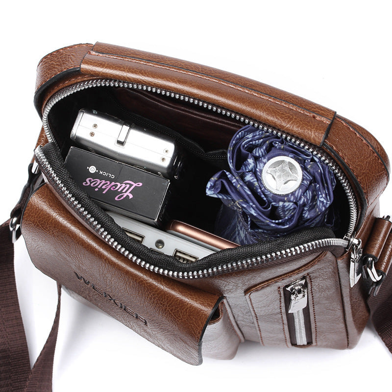 vertical style leisure and business handbag