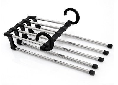 5 In 1 Wardrobe Hanger Multi-functional Clothes Hangers Stainless Steel Magic Wardrobe Clothing Hangers For Clothes Rack