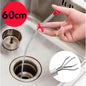 60CM Sewer Spring Pipe Dredging Tool Household Hair Cleaner Drain Clog Remover Cleaning Tools Household For Kitchen Sink Kitchen Gadgets