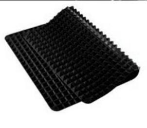 Non-Stick Silicone Pyramid Cooking Baking Mat With Grid Versatile Heat-Resistant Mat Kitchen Tools Kitchen Gadgets