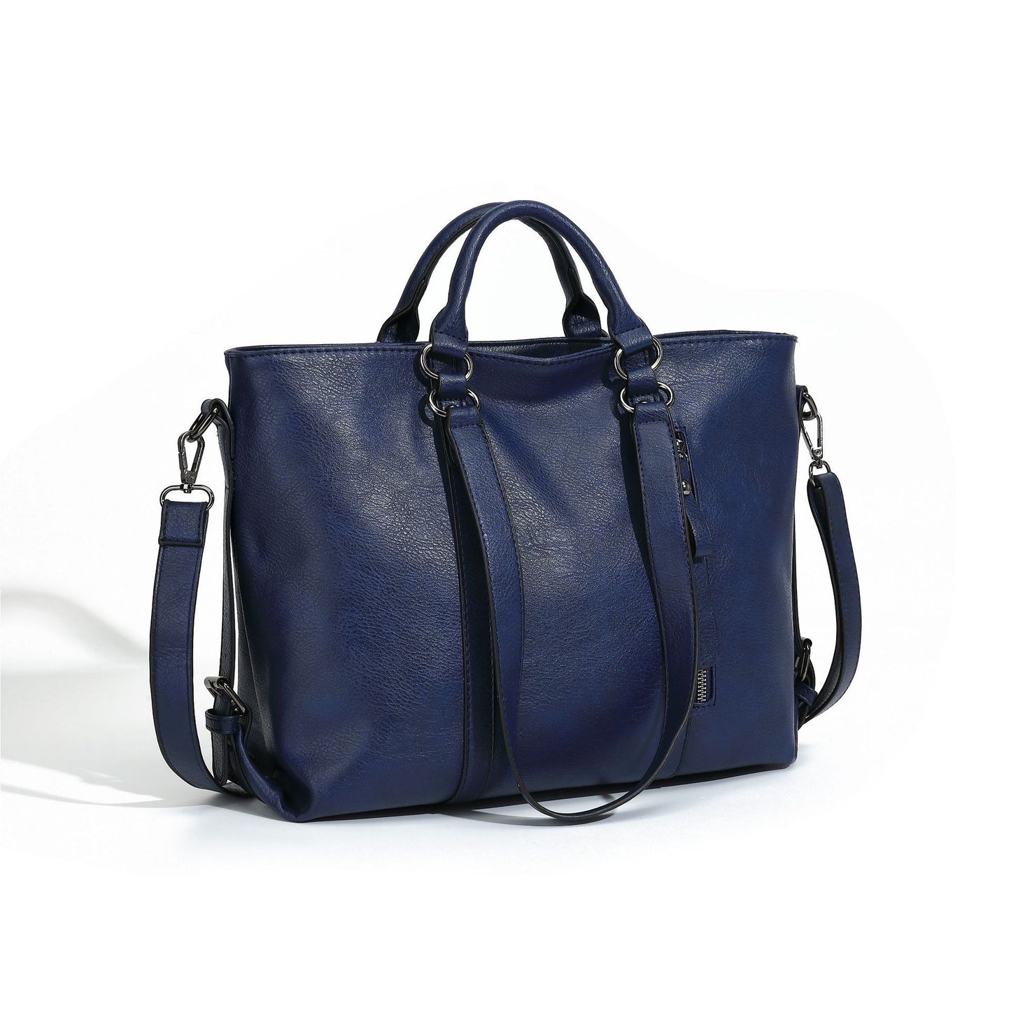 Soft Leather Large Capacity Totes One-shoulder Portable Purse