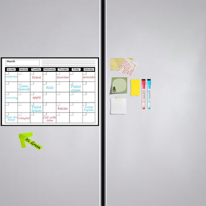 Magnetic Refrigerator Message Board Calendars