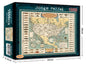 1000-piece jigsaw puzzle big game fish map of the United States.