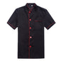 Summer Men's Chef Clothes Short Sleeve