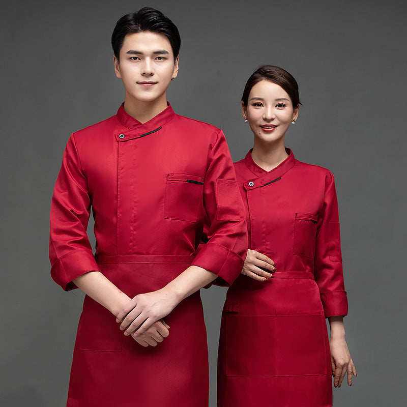 Chef Workwear Long Sleeve Suit Chef Uniform