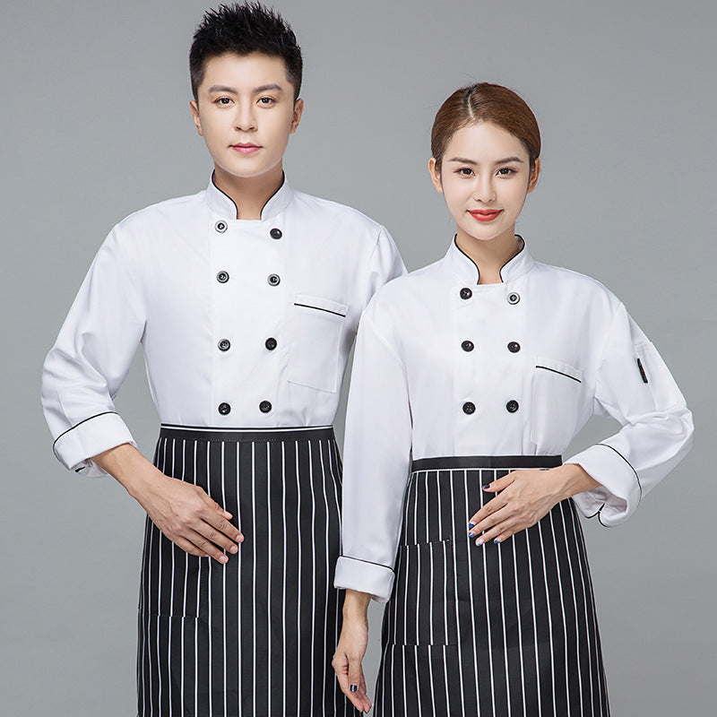 Men's Fashion Hotel Chef Overalls Long Sleeves