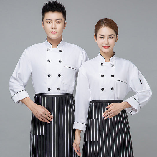 Men's Fashion Hotel Chef Overalls Long Sleeves