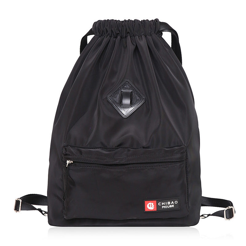 Waterproof leisure drawstring bag