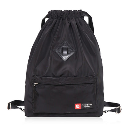 Waterproof leisure drawstring bag