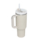40 Oz Tumbler With Handle Straw Insulated, Stainless Steel Spill Proof Vacuum Coffee Cup Tumbler With Lid Tapered Mug Gifts Suitable For Car Gym Office Travel