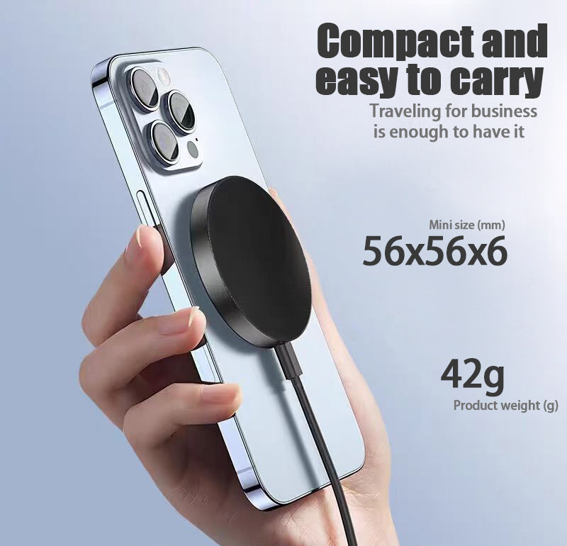Qi2 Wireless Charger 15W Magnetic Wireless Fast Charging Is Suitable For 12-16PG Mobile Phone Models.