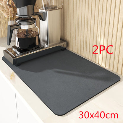 Super Absorbent Drainer Mats Tableware Kitchen Dinnerware Placemat
