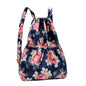 Simple Printed Backpack Drawstring Pocket