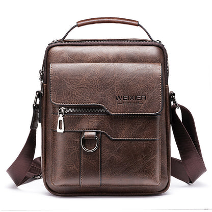Men's Messenger Bag One Shoulder Retro Business Backpack