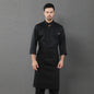 Chef Clothes Long Sleeved Catering Kitchen Coverall