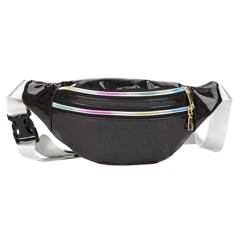 Double Pocket Holographic Fanny Pack