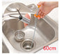 60CM Sewer Spring Pipe Dredging Tool Household Hair Cleaner Drain Clog Remover Cleaning Tools Household For Kitchen Sink Kitchen Gadgets