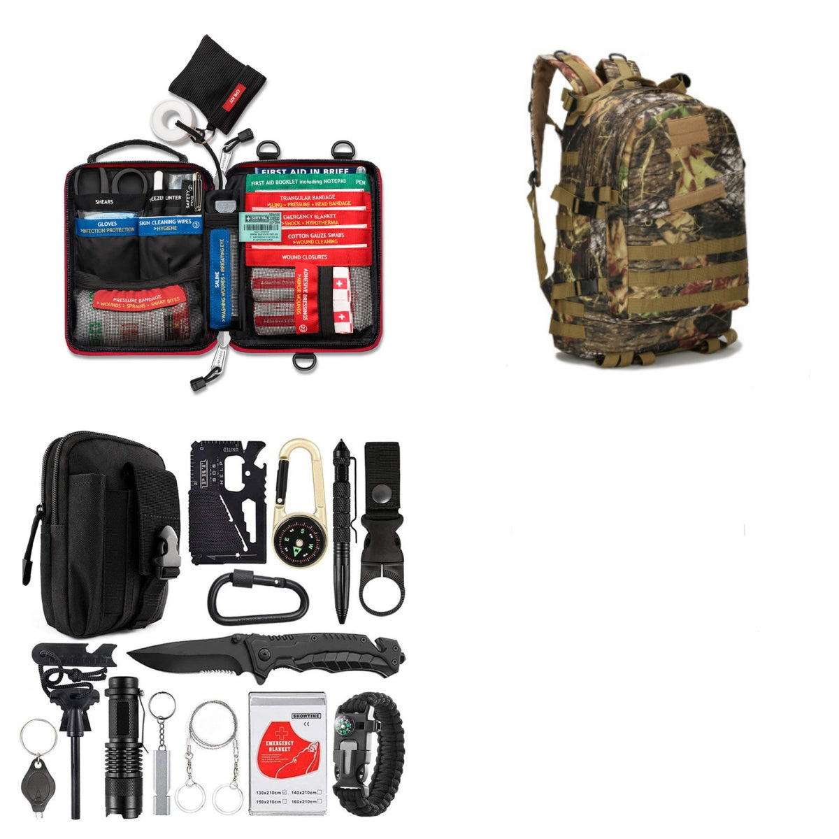 Amazon'S New Outdoor Camping Multi-Function Tool Wild Survival Equipment Sos Self-Defense Supplies