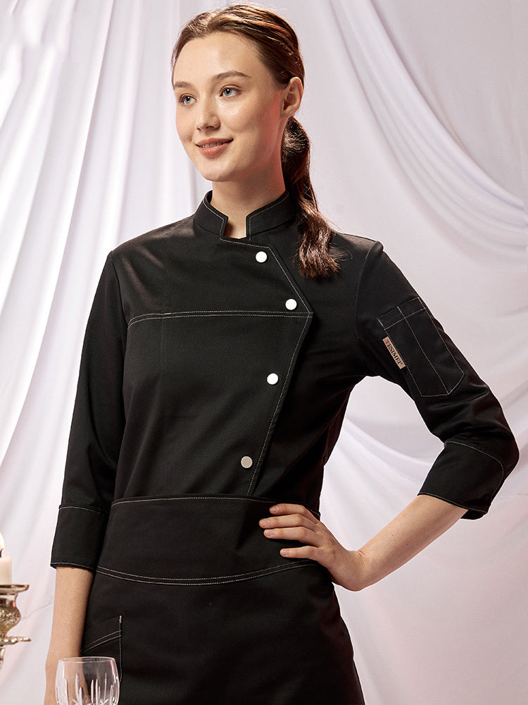 Chef Overalls Blouse Catering Dessert