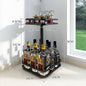 Kitchen Shelves Rotating Seasoning Rack Countertop Seasoning