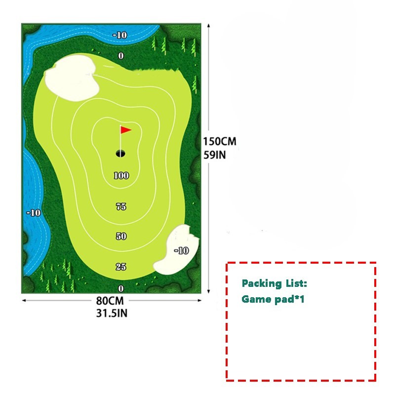 Golf Training Mat fun for everyone