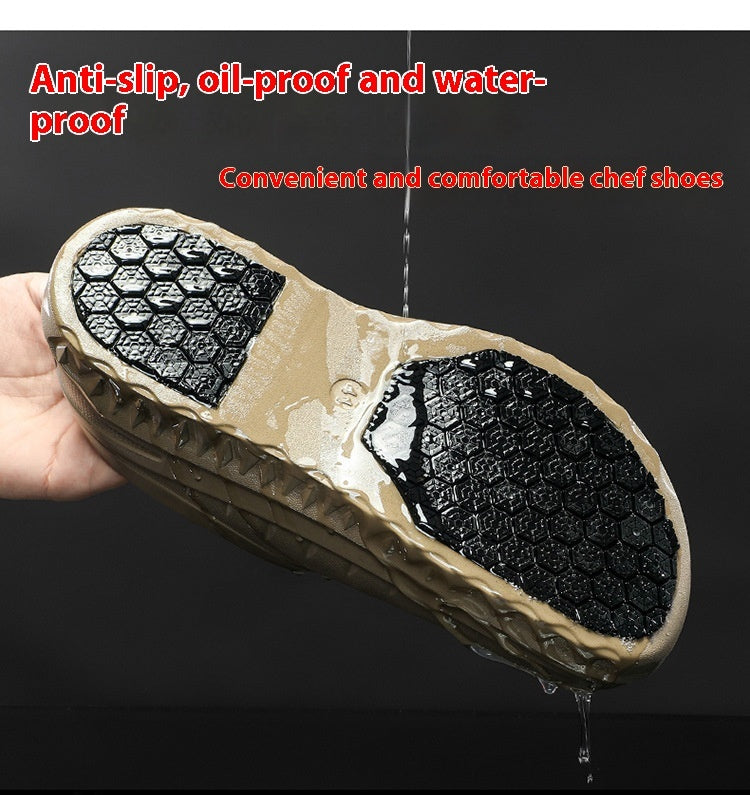 Chef Shoes Non-slip Men's Casual