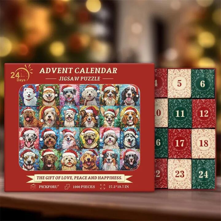 Merry Christmas Advent Calendar Puzzle