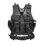 Equipped with tactical vest