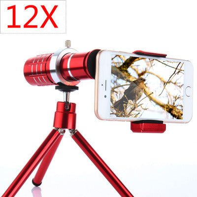 Mobile Phone Lens 12X 18X Telescope Photography Long Focus Lens Camera Phone Accessories