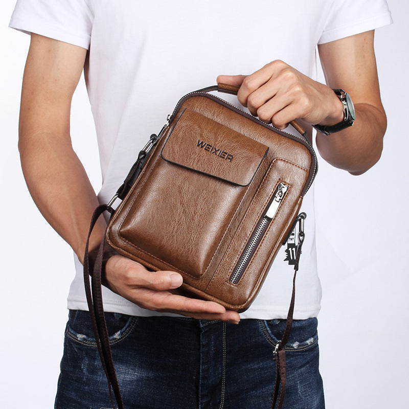 vertical style leisure and business handbag