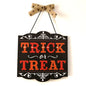 Halloween decoration hanging board