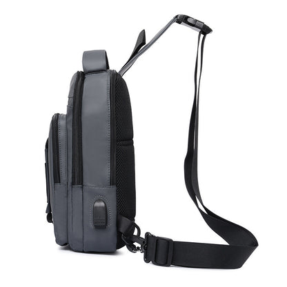 Men's outdoor waterproof diagonal bag