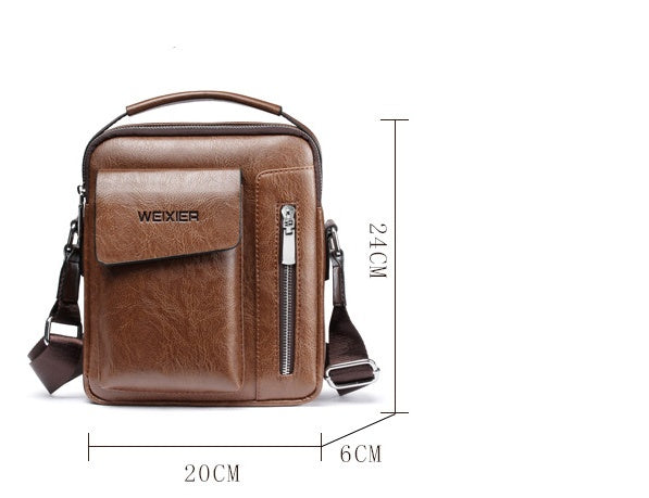 vertical style leisure and business handbag