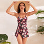 Sports Style Split Skirt Swimsuit Beach Apparel