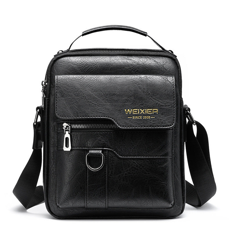 Men's Messenger Bag One Shoulder Retro Business Backpack
